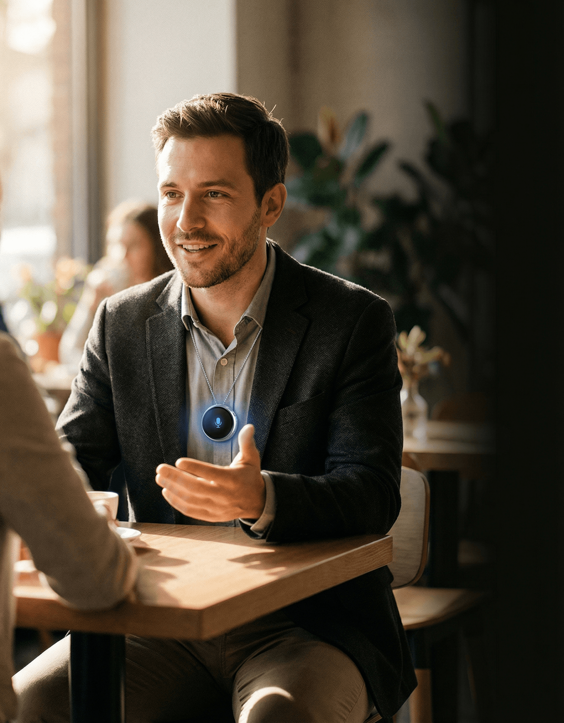 Man with Nex AI assistant